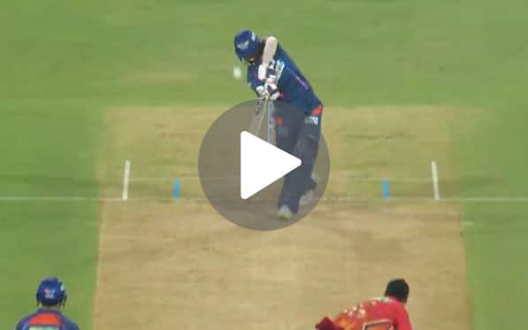 [Watch] KL Rahul's Gorgeous 'Straight Six' Against Arshdeep Singh In IPL 2024